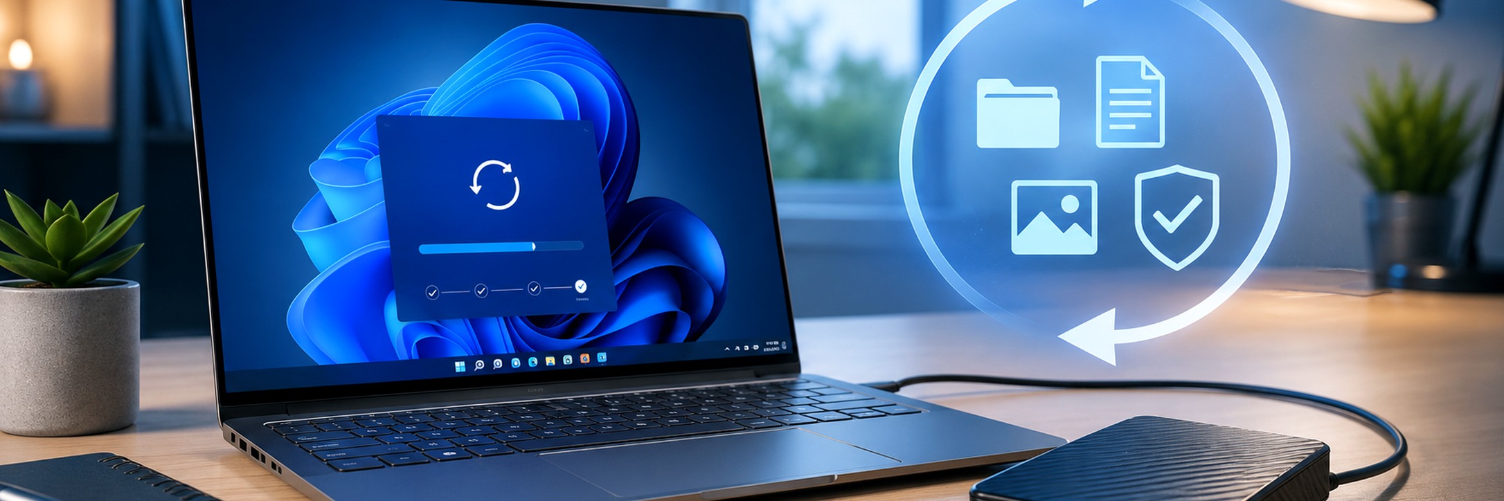 Backup del PC prima di reimpostare o reinstallare Windows 11